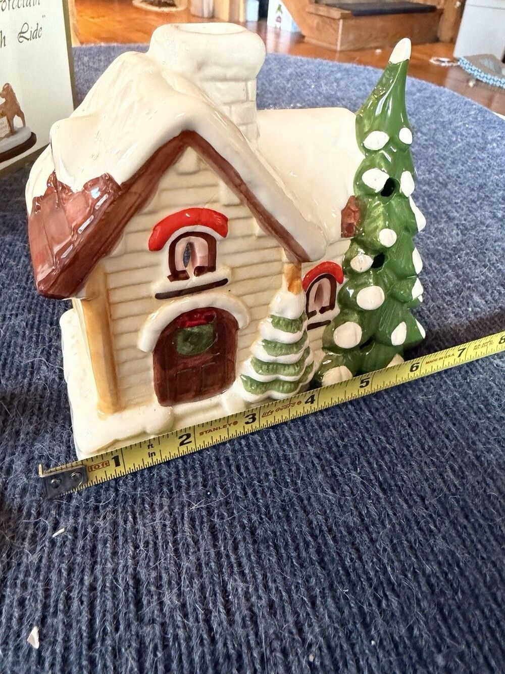 Lillian Vernon Snow house Christmas House No Light Included